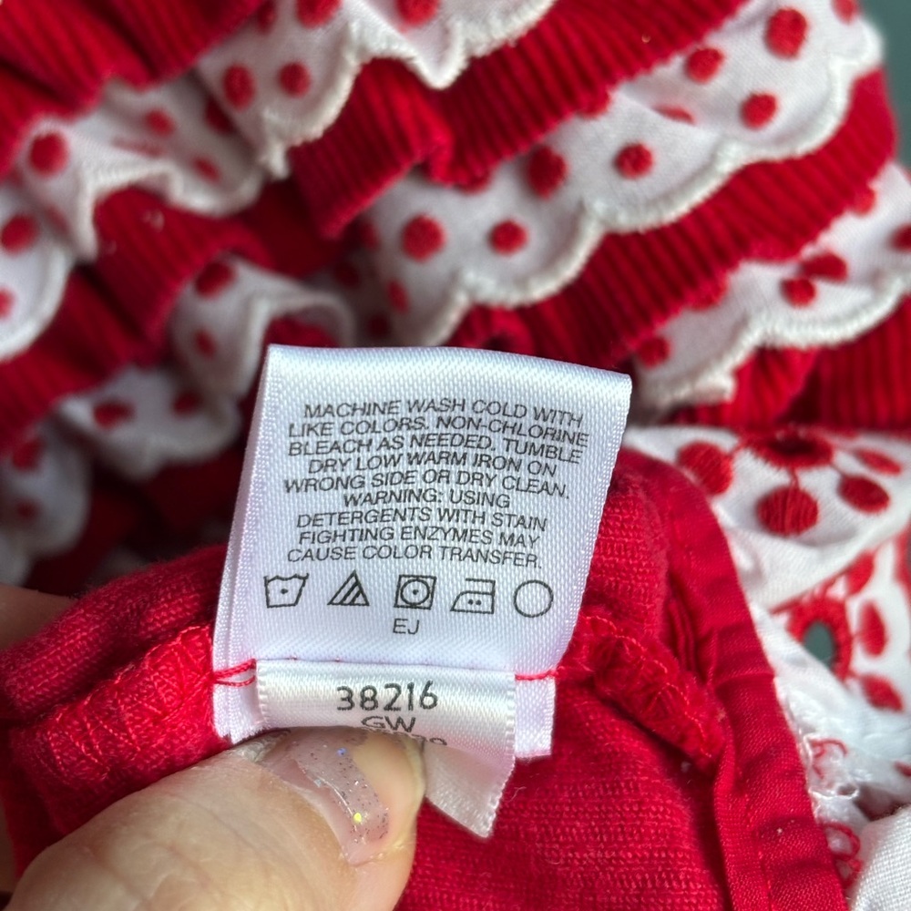 Hanna Andersson Red Corduroy Dress - Picture 10 of 12